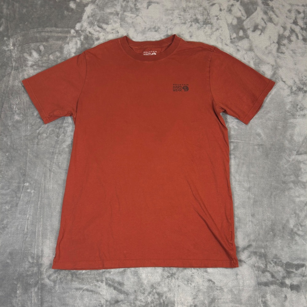 Mountain Hardwear T-Shirt Mens Large Orange Zion Mukuntuweap Graphic OM5450 Tee